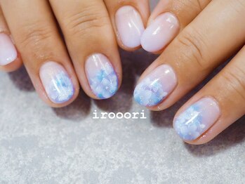 ネイルアンドアート イロオリ(irooori)/繊細な紫陽花♪