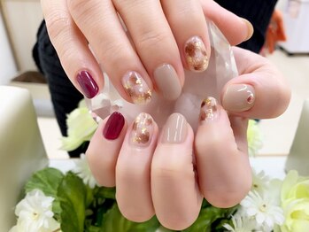 プルミエ ネイル(Premier Nail)/ホワイトべっ甲☆定額デザイン