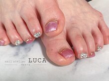 ネイルアトリエルカ(nail atelier LUCA)/M-781 大人可愛いワンホンネイル
