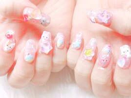 ぷくぷくネイル☆