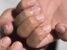 ネイルアン 下中野店(Nail Ann)/メンズ　クリアネイル