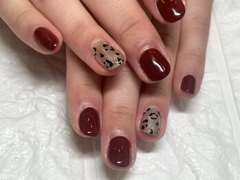 ボネール(Bounail)/ペイント　レオパード￥7,980