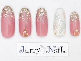 ピンクラメネイル