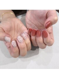 ダルメシアンネイル