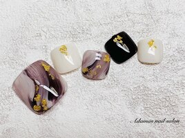 ニュアンス塗りかけFootネイル
