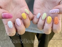 ア―ジュポシェフリル 天神西通り店(age poche Frill)/ドロップネイル