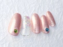 ユースタイル 新宿店(U-style)/ピンクネイル　ハート