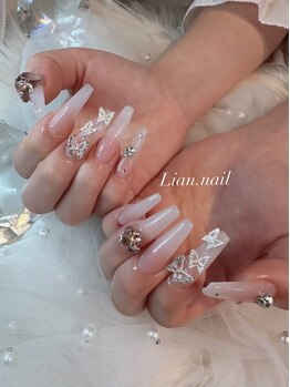 リアンネイル(Lian.nail)/蝶々ネイル