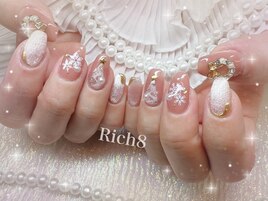 マグネット×クリスマスネイル