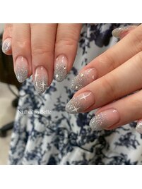 フラッシュ × キラキラシール