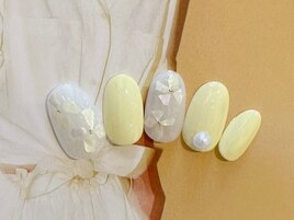 イエロー×花