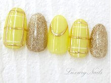 ラグジュアリーネイルズ カワグチ(Luxury Nails Kawaguchi)/ニュアンスチェック*
