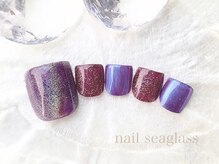 ネイル シーグラス(nail seaglass)/フット定額
