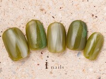 アイネイルズ 町田店(I nails)/くすみグリーンマグネット7480円