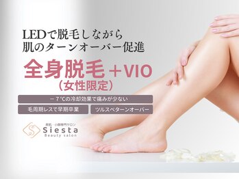 シエスタ(siesta)/レディースLED全身脱毛（VIO有）