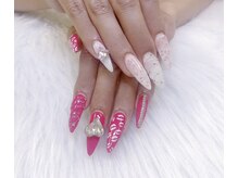 クイーンネイル 新宿(Queen nail)/チップ長さ出しデザイン