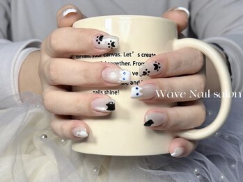 ウェーブネイルサロン'('Wave Nail salon)/持ち込みデザイン/フィルイン