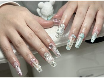 アミネイル 中野(Ami Nail)/ワンホンガーリーネイル