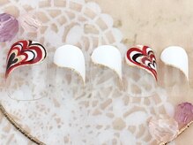 シェリー(Cherie)/バレンタインネイル