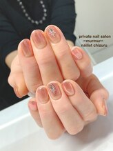 プライベート ネイルサロン マーマ(murmur)/ミラーグラデーションネイル