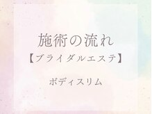 ボディスリム/施術の流れ【ブライダルエステ】