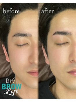 ビビ 東海店(BiVi)の写真/【メンズ眉】眉毛を整えて清潔感UP◎自然な仕上がりで初めての方にもおすすめ