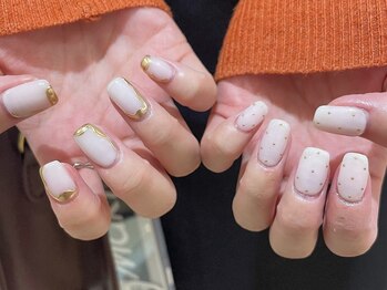 ローズバイ エムウィッシュ 太田川店(Rose by M.wish)/アシメントリ―ネイル