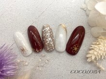 ココロバ ネイルアンドビューティーサロン(COCOLOBA)/フラワーシンプルネイル
