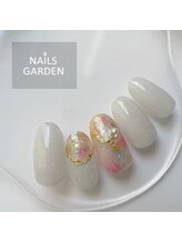 ネイルズガーデン(NAILS GARDEN)/上品ニュアンスデザイン