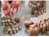 【ハンドネイル&フット】ネイルデザインやり放題¥ 16,000
