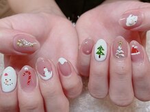 レアネイル 新宿(le'a nail)/クリスマスネイル