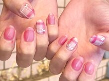 エムスラッシュ ネイル 新百合ヶ丘店(M.SLASH)/チェックネイル