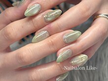 ライク(Like)/水光マグネット/リーフネイル