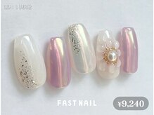 ファストネイル 渋谷店(FAST NAIL)/フラワーネイル/春/花/オーロラ
