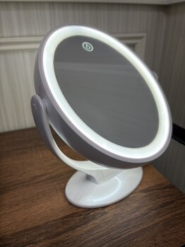 サロン ド プリエ(Salon de Plie)/各お部屋に拡大鏡も完備