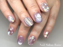 ライズ 本町店(Raize)/紫ネイル/マグネット