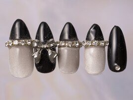 ガーリー黒フレンチ￥9480