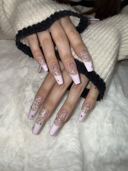 ミミネイル 野芥店(Mimi Nail)/フラッシュ×フレンチ