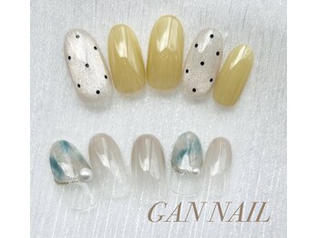 ギャンネイル(GAN NAIL)/月替わりジェル　￥6,930
