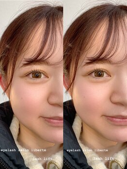 liberteの写真/派手すぎず大人女性に似合う♪自然に垢抜ける目元へ！自まつ毛のような上品仕上がり◎