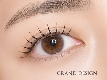 グランドデザイン 関店(GRAND DESIGN)の写真/下がりまつ毛・ボリューム不足に◇新技術&Healthyで叶える◇瞳を美しく魅せる洗練された上向き目元