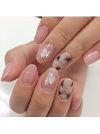 大理石ネイル￥7980