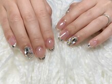 ニコリー(nicolie)/ストーン埋め尽くしネイル