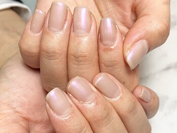 ミエルネイル 天神大名(miel nail)/お客様デザイン：オーロラネイル