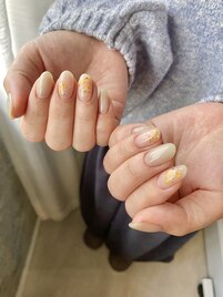 押し花ネイル