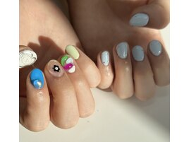 個性派ポップネイル