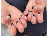 【オフ込みジェルネイル】フレンチネイル （クリアベース）￥7000