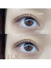 ミルク(MILK)/lash lift上下セット
