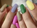 個性派ニュアンスネイル