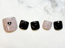 ネイルサロン クラーヴォ(cravo)/フットシンプルアートコース　30